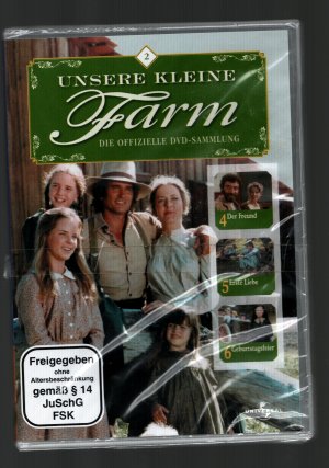 gebrauchter Film – William F. Claxton – Unsere kleine Farm - 02.  Die offizielle DVD-Sammlung (original verpackt)Teil 4 Der Freund/Teil5 Erste Liebe/Teil 6 Geburtstagsfeier