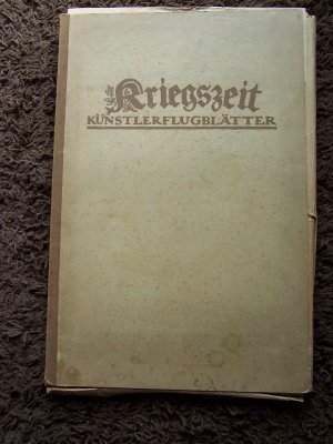 Kriegszeit Künstlerblätter, 1. Weltkrieg