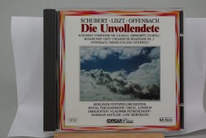 gebrauchter Tonträger – Schubert Liszt Offenbach – Die Unvollendete , Schubert Symphonie Nr.8 H-Moll , Impromptu es-Moll - Rosamunde - Liszt , Ungarische Rapsodie Nr.2 - Offenbach , Orpheus in der Unterwelt