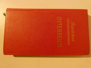 antiquarisches Buch – Baedekers Autoreiseführer Österreich