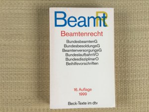 gebrauchtes Buch – Beamtenrecht