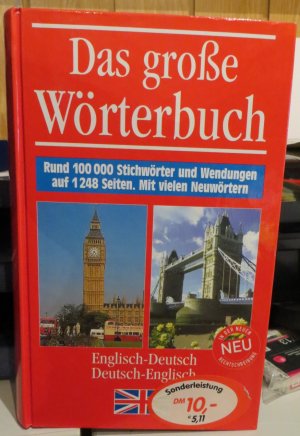 Das Grosse Worterbuch Englisch Buch Gebraucht Kaufen A02mtfna01zzo