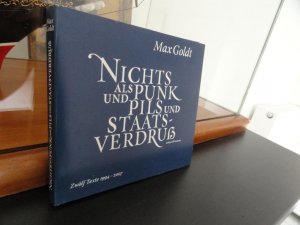 gebrauchtes Hörbuch – Max Goldt – Nichts als Punk und Pils und Staatsverdruß - 2 CDs