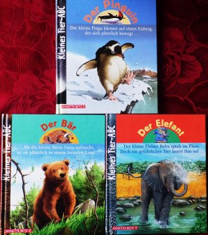 gebrauchtes Buch – 3 x Keines Tier-ABC : Der Bär - Der Pinguin - Der Elefant