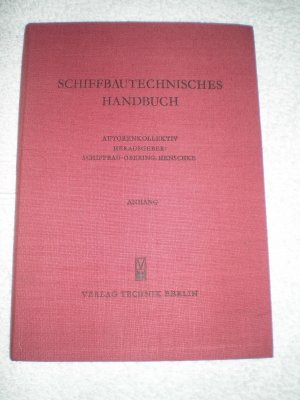 schiffbautechnisches Handbuch anhang