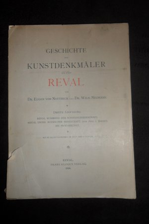 Geschichte und Kunstdenkmäler der Stadt Reval 1904