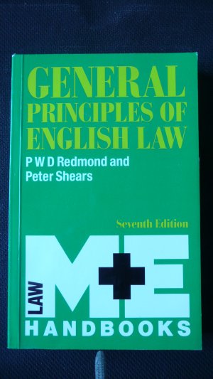 General Principles Of English Law