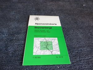 Alpenvereinskarte Brennerberge - Östliche Stubaier- und westliche Zillertaler Alpen. Nr: 31/3 - Maßstab: 1: 50.000