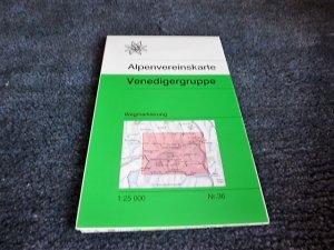 gebrauchtes Buch – Deutscher Alpenverein  – Alpenvereinskarte Nr. 36 Venedigergruppe Wegmarkierung - Maßstab 1: 25.000