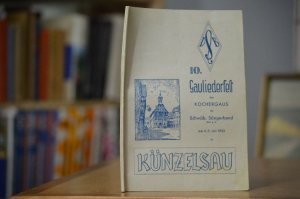 antiquarisches Buch – Festbuch für das 10. Gauliederfest am 4. und 5. Juli 1953 in Künzelsau.