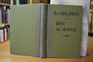 Sammelband von 2 Mundart-Schriften: 1. Gustav Heerbrandt: Der luschtig Schwoab. Eine Sammlung heiterer Anekdoten und Witze. 2. Hermann Georg Knapp: Hellauf […]