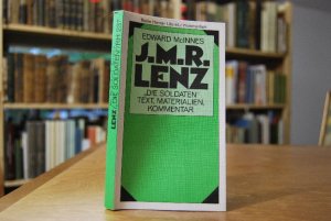 Jakob Michael Reinhold Lenz, Die Soldaten. Text, Materialien, Kommentar. Edward McInnes, Reihe Hanser Bd. 8