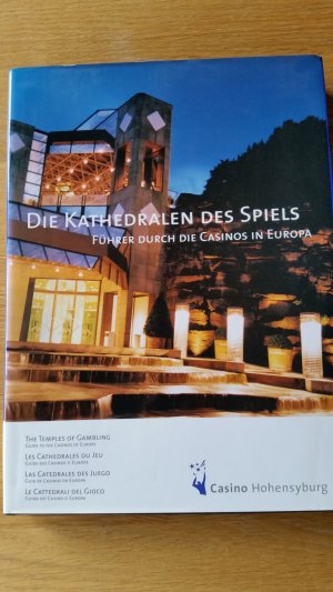 gebrauchtes Buch – Picco Enzo – Die Kathedralen des Spiels. Führer durch die Casinos in Europa / The temples of Gambling. Guide to the Casinos of Europe / etc. 5sprachig: deutsch, englisch, französisch, spanisch, italienisch.