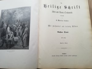 antiquarisches Buch – Die Heilige Schrift des alten und neuen Testaments. 2 Bände (Dore-Bibel) .