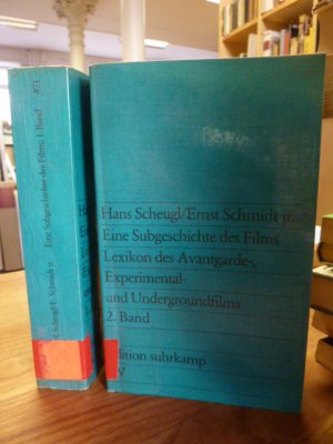 gebrauchtes Buch – Scheugl, Hans u – Eine Subgeschichte des Films - Lexikon des Avantgarde-, Experimental- und Undergroundfilms, 2 Bände (alles),, Vorwort von Peter Weibel