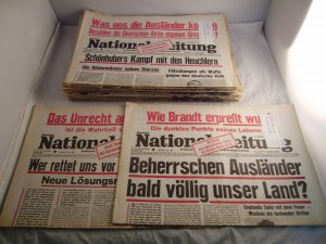 Deutsche National Zeitung 1982 Konvolut 35 Hefte