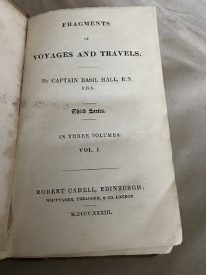 Fragments of voyages and travels. Third series, Vol. 1. British India