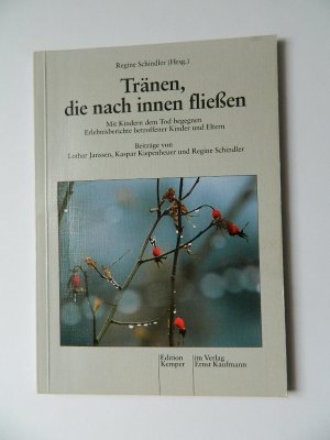 gebrauchtes Buch – Regine Schindler – Tränen, die nach innen fließen. Mit Kindern dem Tod begegnen. Erlebnisberichte betroffener Kinder und Eltern