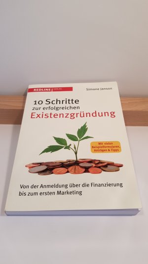 gebrauchtes Buch – Simone Janson – 10 Schritte zur erfolgreichen Existenzgründung - Von der Anmeldung über die Finanzierung bis zum ersten Marketing