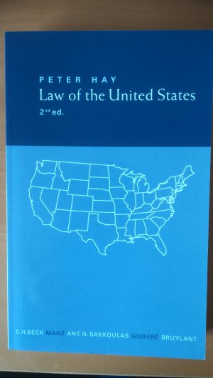 gebrauchtes Buch – Peter Hay – Law of the United States