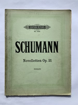 antiquarisches Buch – Robert Schumann – Noveletten  (Peters 2308) Opus 21