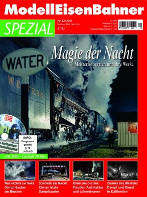 Magie der Nacht - Meisterfotografen und ihre Werke - MEB ModellEisenBahner Spezial 12-2011 mit DVD