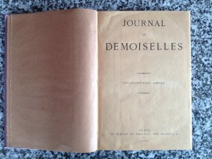 2 journaux):  1. Journal des Demoiselles - cinquantieme année.   2. Fashion design, - creations de mode 1895-1920