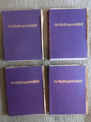 Die Christengemeinschaft. 2. Jahrgang 1925/26 ohne Heft 1, 3. Jahrgang 1926/27, 4. Jahrgang 1927/28 und 5. Jahrgang 1928/29 je komplett