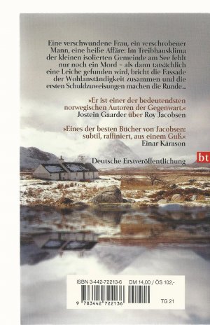 gebrauchtes Buch – Roy Jacobsen – Schweigen am See