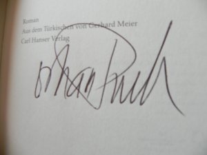 gebrauchtes Buch – Orhan Pamuk – Die Rothaarige Frau ***Erstausgabe signiert, handsigniert, Autogramm im Buch, signed by author***