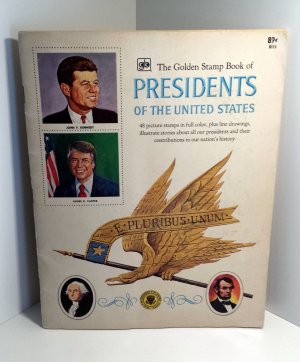 gebrauchtes Buch – Conger, Marion and Cherr – The golden stamp book of Presidents of the United States - komplett - complete