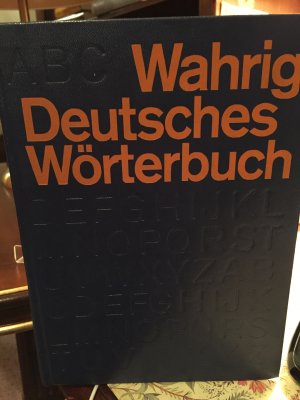 gebrauchtes Buch – Gerhard Wahrig – Deutsches Wörterbuch.17,5x24 cm.