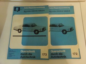 Reparaturanleitung Mercedes W115 200D /8 * 220 D-8 * 1 & 2 Ausgabe Strich 8