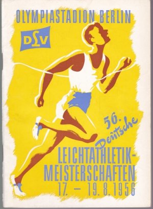 antiquarisches Buch – DLV  – 56. Deutsche Leichtathletik-Meisterschaften 17.-19.8.1956