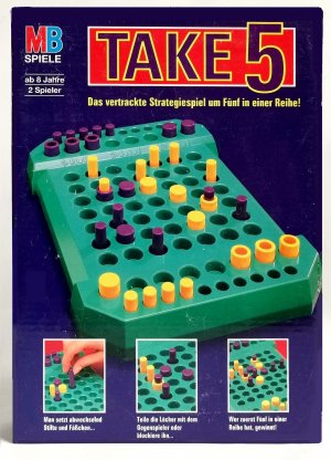 Take 5 1993 MB Spiele Hasbro 14181 - ab 8 Jahren - für 2 Spieler - Spieldauer ca 20 Minuten