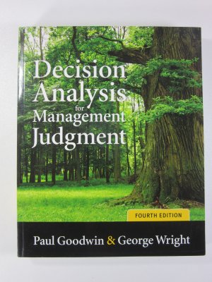 gebrauchtes Buch – Goodwin, Paul; Wright – Decision Analysis for Management Judgment