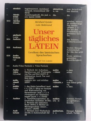 Unser tägliches Latein - Lexikon des lateinischen Spracherbes (ISBN 3934511139)