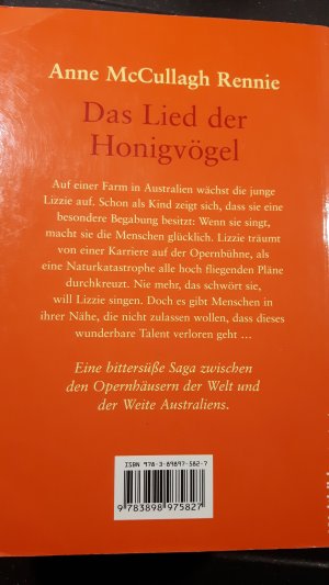 gebrauchtes Buch – Anne McCullagh Rennie – Das Lied der Honigvögel