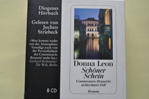 gebrauchtes Hörbuch – Donna Leon – Schöner Schein - Commissario Brunettis achtzehnter Fall  (8 CD´s - ungekürzte Lesung)