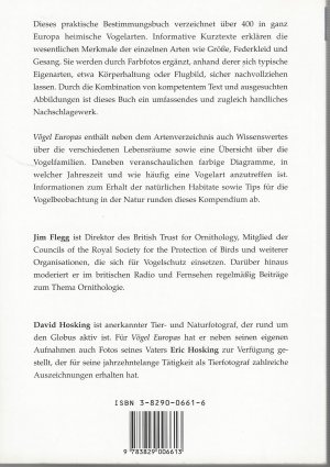 gebrauchtes Buch – Flegg, Jim; Hosking – Vögel Europas