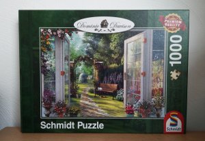 gebrauchtes Spiel – Dominic Davison – 1000 Teile Puzzle - Blick in den verwunschenen Garten