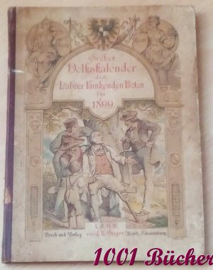 Großer Volkskalender des Lahrer Hinkenden Boten für 1899