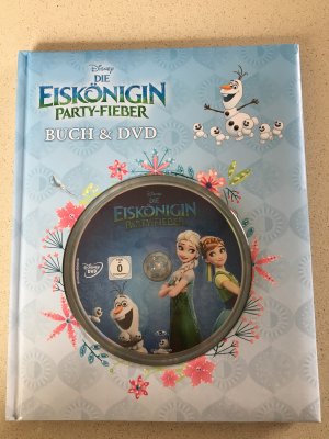 gebrauchtes Buch – Disney Die Eiskönigin - Party-Fieber - Buch & DVD