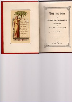 antiquarisches Buch – Worte fürs Leben. Lebensweisheiten und Lebenstrost aus Dichtermund. Mit 12 Illustrationen in Farbendruck von Felix Joerdens