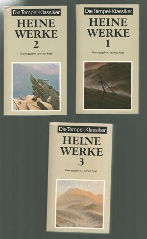 Heinrich Heine - Werke Band 1-3 (3 Bände /Bücher)