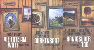 3 x Heimatkrimis. Gisa Pauly: Die Tote im Watt - Ein Sylt-Krimi / Franziska Steinhauer: Gurkensalat - Ein Spreewald- Krimi / Alexander Rickhoff und Stefan Ummenhofer: Honigsüßer Tod - Ein Schwarzwald-Krimi