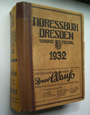 Adreßbuch für Dresden und Vororte. 1932