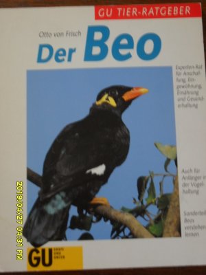 gebrauchtes Buch – Frisch, Otto von – Der Beo, GU Tier-Ratgeber, Experten-Rat f. Anschaffung,Eingewöhnung,Ernährung u.Gesundhaltung