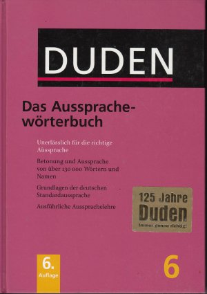 gebrauchtes Buch – Max Mangold + Dudenredaktion – Das Aussprachewörterbuch - Unerlässlich für die richtige Aussprache