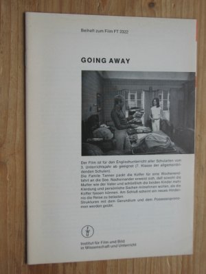 gebrauchtes Buch – Radio Bremen – Beiheft zum Film FT 2322 : Going away